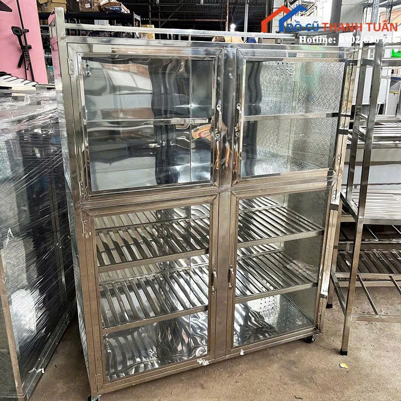 z7097985047904_52af54e2be1aad4ad83b757ed8e27e14 Tủ Chén Inox Có Bánh Tiện Lợi Mới 99% (Nhiều Mẫu)