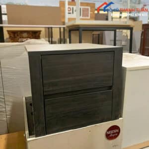 Tủ Đầu Giường Cũ 2 Hộc Kéo Màu Nâu Sang Trọng
