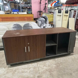 Tủ Hồ Sơ Gỗ Cũ Màu Nâu Thiết Kế Nhiều Ngăn Tiện Lợi
