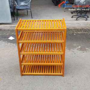 Kệ Đựng Giày Cũ Gỗ Thiết Kế 5 Tầng Chắc Chắn