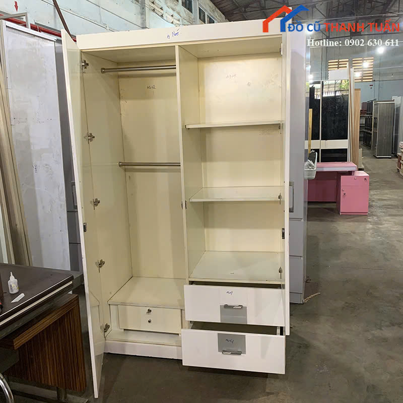 z7160812231616_46789276add6572c0fce57f4a635f2a9 Tủ Quần Áo Cũ 1M2x2M Thiết Kế 2 Cánh Có Gương Soi