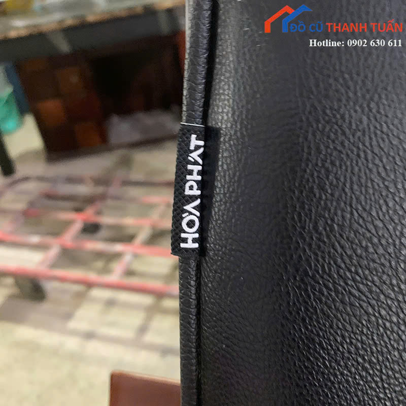 z7166090224454_b4daa734c7931f467067c5ceb79556bd Ghế Giám Đốc Cũ Hòa Phát Bọc Da Màu Đen Sang Trọng