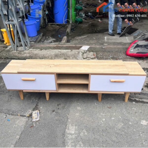Kệ Tivi Cũ 1M6x30CM Vân Gỗ Hiện Đại Có Thể Kéo Dài