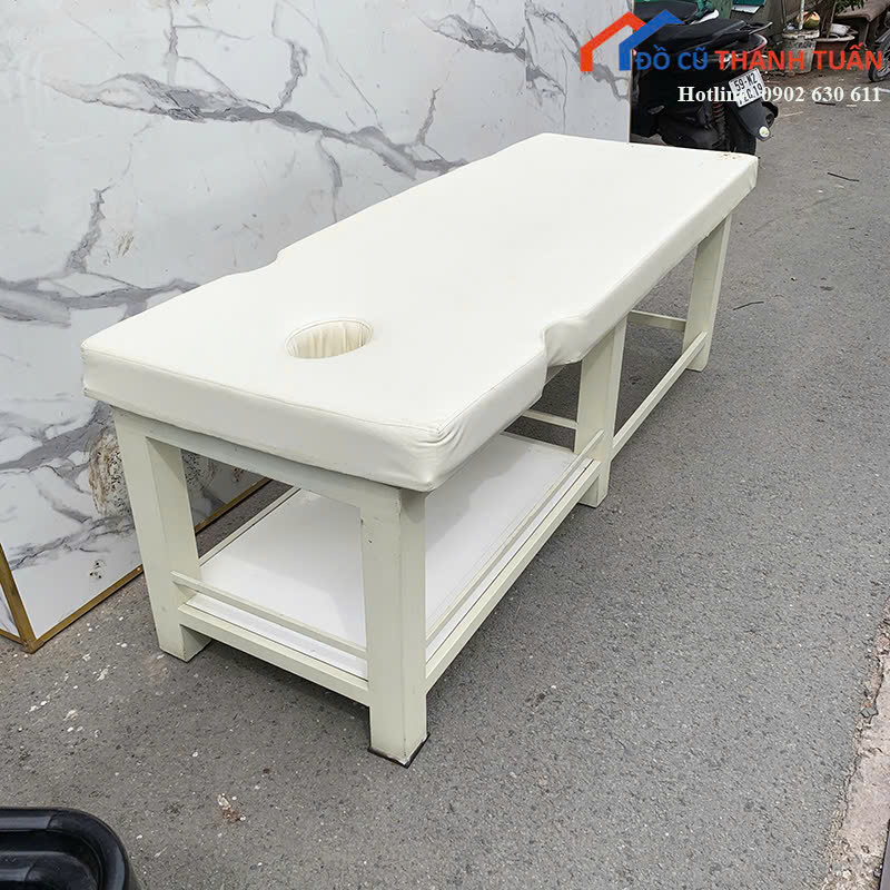 z7167358409686_901dd2c32d0e5e5d14d27904182730f5 Giường Massage Cũ 2Mx70CM Màu Trắng Có Kệ Dưới