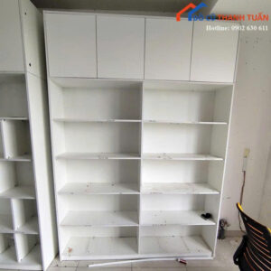 Tủ Trưng Bày Cũ 2M5x1M8 Kết Hợp 4 Cánh Trên Tiện Lợi