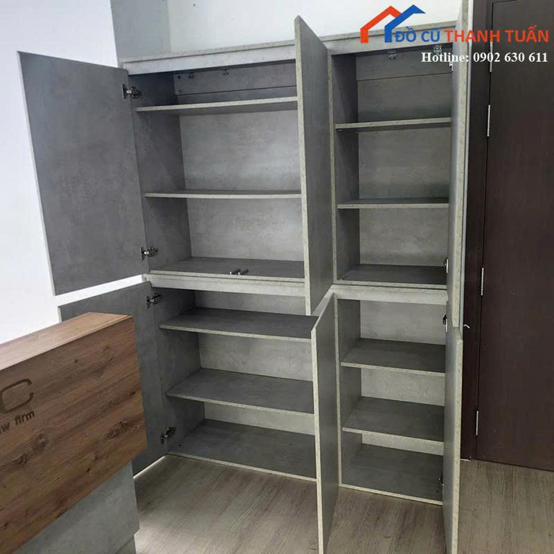 Dai-1m50-ngang-40-cao-2m-2 Tủ Hồ Sơ Cũ 1M5x2M Màu Xám Thiết Kế 6 Cánh