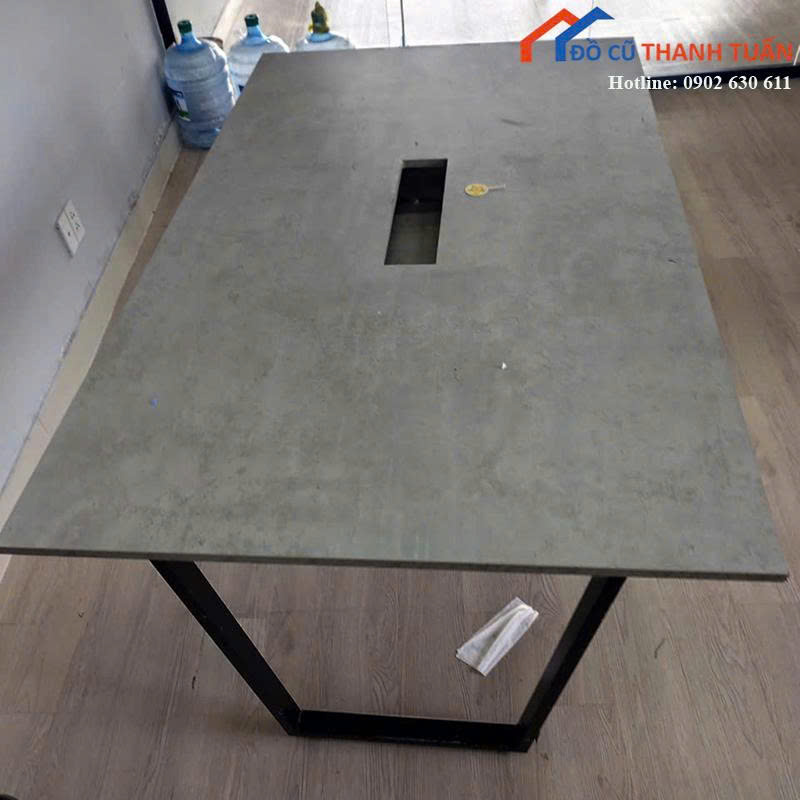 Dai-1m7-ngang-1m-cao-75-sl21 Bàn Làm Việc Cũ 1M7x1M Màu Xám Chân Chữ U