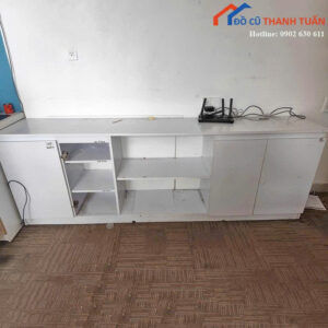 Tủ Hồ Sơ Cũ 2M2x40CM Màu Trắng Thiết Kế 3 Cánh