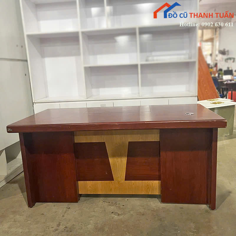 ban-giam-doc-1m6x80-1 Bàn Giám Đốc Cũ 1M6x80CM Thiết Kế Sang Trọng