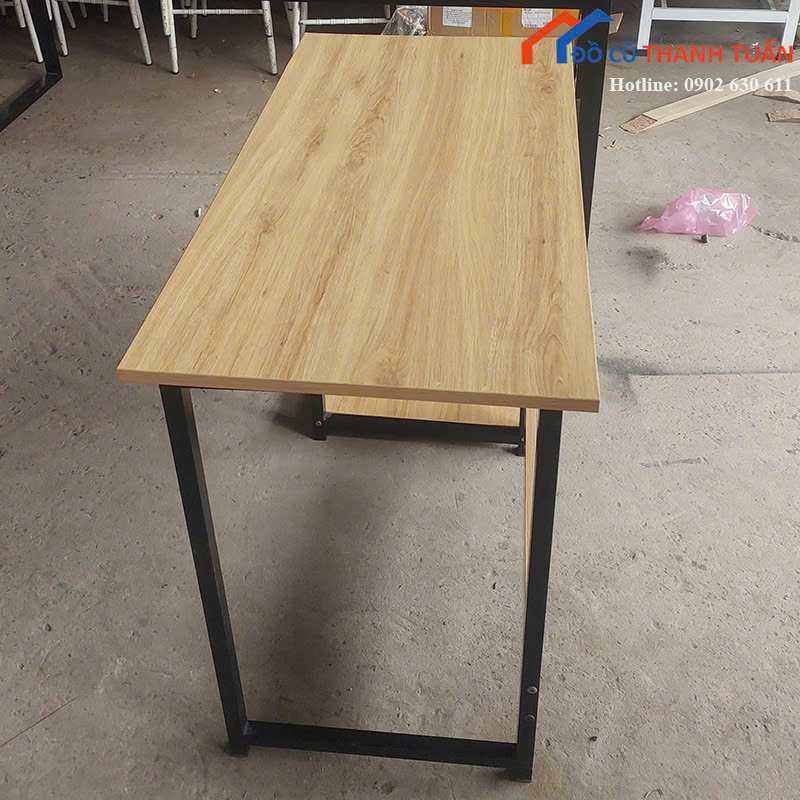 ban-lam-viec-1mx50x75-2 Bàn Làm Việc Cũ 1Mx50CM Kết Hợp Kệ Tiện Lợi