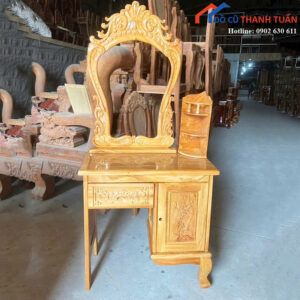 Bàn Trang Điểm Gỗ Có Gương Tiện Lợi Mới 99% (Nhiều Mẫu)