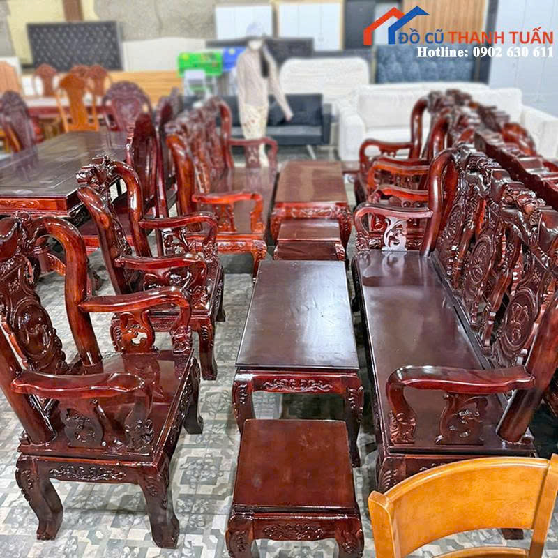 bo-salon-dao-tay-8-cham-tinh-xao-moi-99-3 Bộ Salon Đào Tay 8 Chạm Tinh Xảo Mới 99%