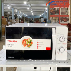Lò Vi Sóng Toshiba Cũ 20L Núm Vặn Dễ Sử Dụng