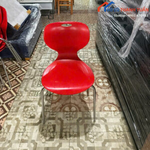 Ghế Cafe Cũ Màu Đỏ Thiết Kế Hiện Đại Giá Tốt