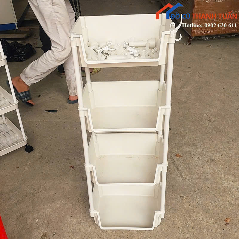 ke-dung-do-G100-2 Kệ Đựng Đồ Cũ Thiết Kế 4 Tầng Tiện Dụng (Nhiều Mẫu)