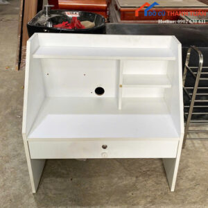 Bàn Làm Việc Cũ Kiểu Bệt Thiết Kế Nhiều Ngăn