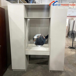 Tủ Quần Áo Cũ 1M75x2M2 Kết Hợp Bàn Trang Điểm