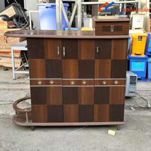 Tủ Hồ Sơ Cũ 1M1x1M1 Có 3 Cánh Lớn Tiện Dụng