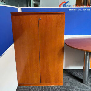 Tủ Hồ Sơ Cũ 1M2x75CM Màu Nâu Thiết Kế 2 Cánh