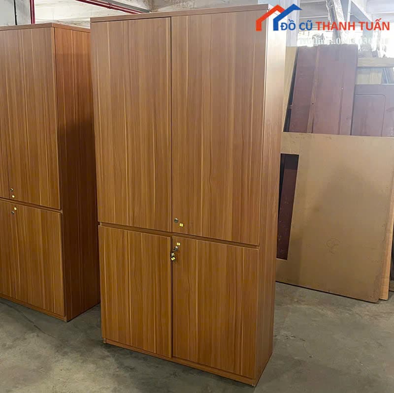 tu-ho-so-1mx2mx40-G2tr2-sl2-moi-95-3 Tủ Hồ Sơ Cũ 1Mx2M Thiết Kế 4 Cánh Vân Gỗ Hiện Đại