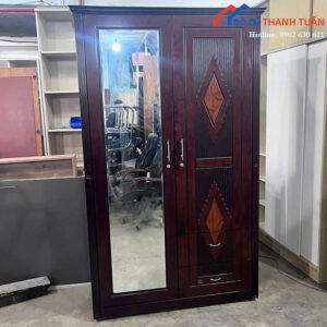 Tủ Quần Áo Cũ 1M2x2M Thiết Kế 2 Cánh Nhỏ Gọn