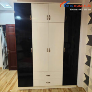 Tủ Quần Áo Cũ 1M8x2M45 Nhiều Cánh Kết Hợp Hộc Kéo