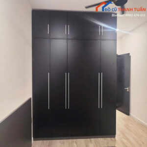 Tủ Quần Áo Cũ 2M85x60CM Màu Đen (Nhiều Mẫu)