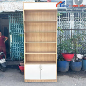 Tủ Trưng Bày Cũ 2M4x1M Thiết Kế Nhiều Ngăn Hiện Đại