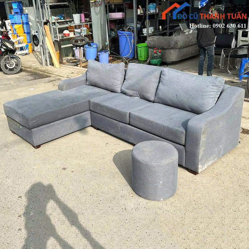z7176864103524_d92609d82e1d3f4fffc8b5a263d58d30 Sofa Cũ 2M4x1M6 Góc Chữ L Bọc Vải Màu Xám Hiện Đại