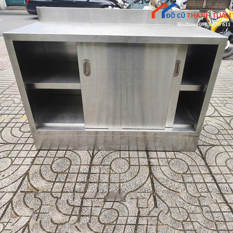 z7178024876307_03803df5803c1d9904ebed02a64c2c70 Tủ Bếp Inox Cũ 1M2x50CM Thiết Kế 2 Cánh Lùa Tiện Lợi