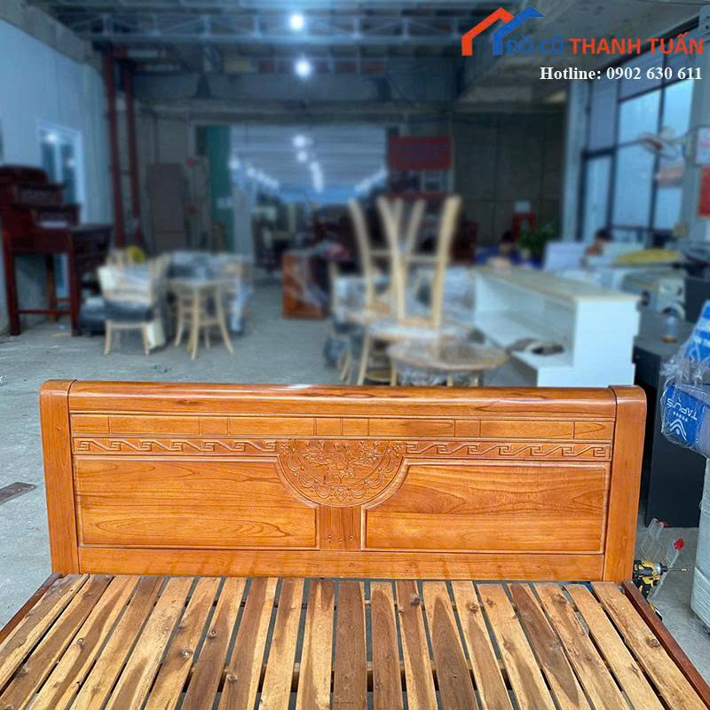 z7195075461308_b826cccc9f6597c5026f7cfae9401981 Giường Cũ Gỗ Xoan Tự Nhiên 1M6x2M Chắc Chắn