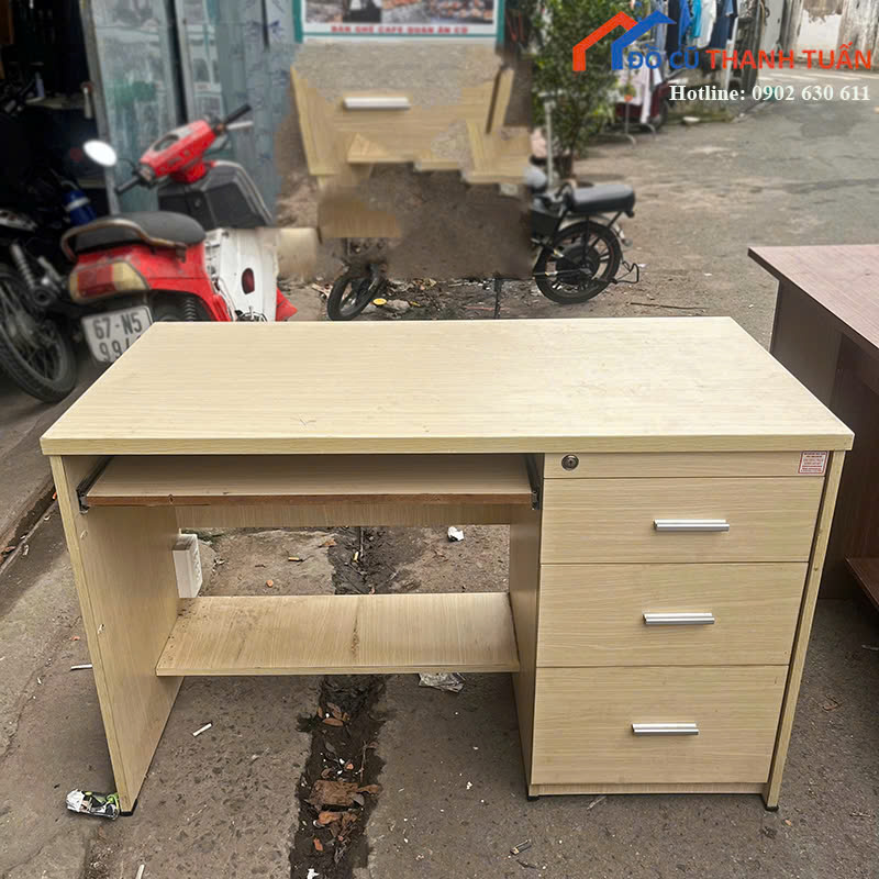z7195394378310_44f68a8808fd6610d190e16be95651a9 Bàn Làm Việc Cũ 1M2x60CM Có Ngăn Kéo Tiện Lợi