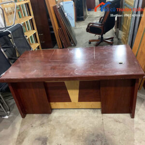 Bàn Giám Đốc Cũ 1M6x80CM Thiết Kế Sang Trọng