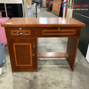 Bàn Làm Việc Cũ 1Mx50CM Màu Nâu Có Hộc Tiện Lợi