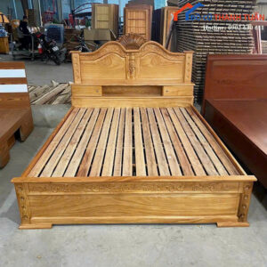 Giường Gỗ Chạm Khắc Tinh Xảo Mới 99% (Nhiều Mẫu)