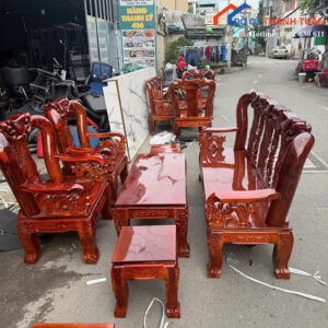 Bộ Salon Đào Tay 10 Thiết Kế Kiểu Truyền Thống Mới 99%