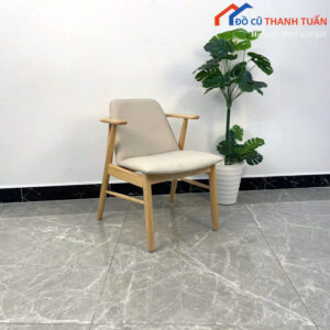 Ghế Cafe Cũ Khung Gỗ Bọc Đệm Mới 99% (Nhiều Mẫu)