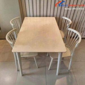 Bộ Bàn Ăn 4 Ghế Cũ Thiết Kế Hiện Đại Giá Tốt