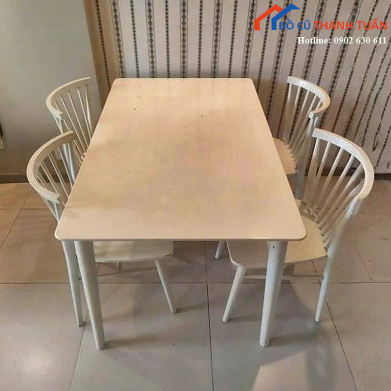 1-bo-ban-ghe-an-G2tr5 Bộ Bàn Ăn 4 Ghế Cũ Thiết Kế Hiện Đại Giá Tốt