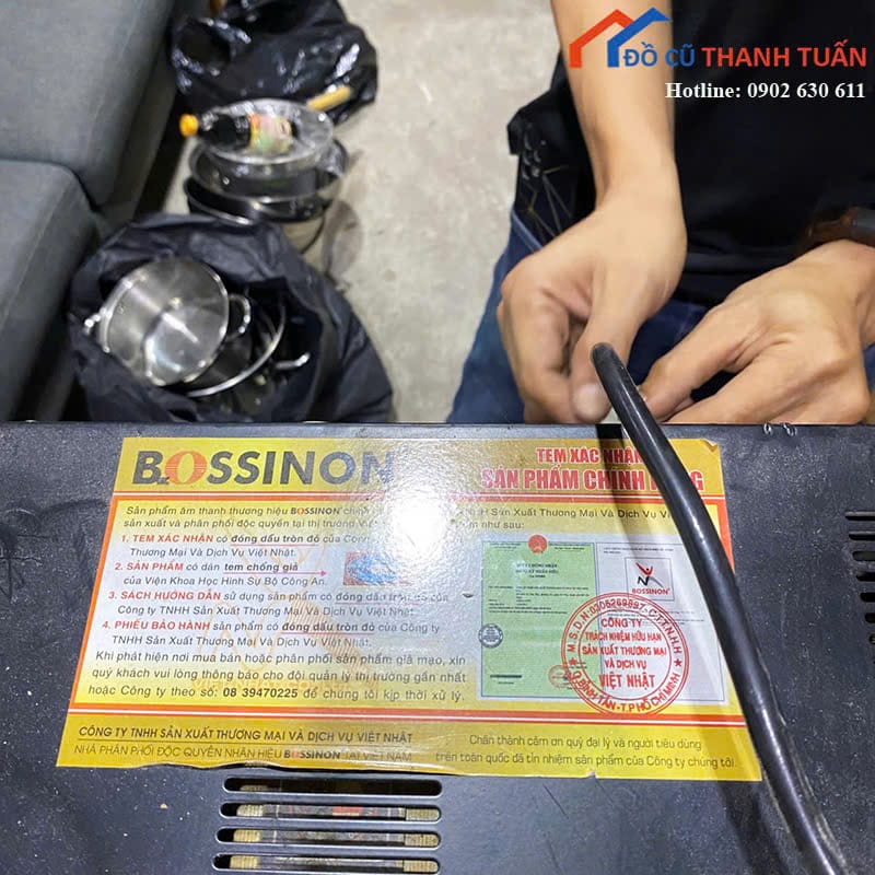 LC02-3 Bộ Loa Karaoke Cũ Bossinon Âm Thanh Sống Động