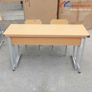 Bàn Ghế Học Sinh Cũ 1M2x40CM Gấp Gọn Tiện Lợi