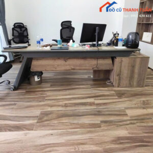 Bàn Giám Đốc Cũ 2M55x1M2 Thiết Kế Độc Đáo