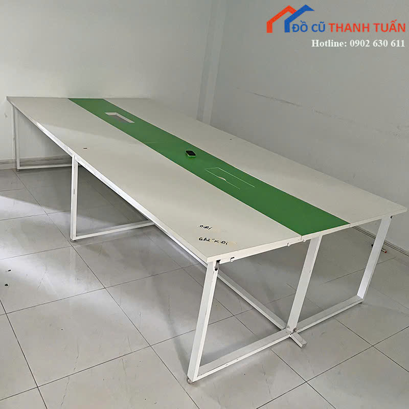 ban-hop-3m34x1m6x75-G1tr6-1 Bàn Họp Cũ Khung Sắt Thiết Kế Hiện Đại (Nhiều Mẫu)