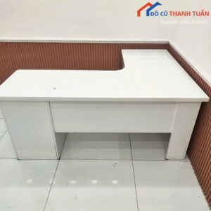 Bàn Làm Việc Cũ 1M6x1M9 Thiết Kế Góc L Nhiều Hộc