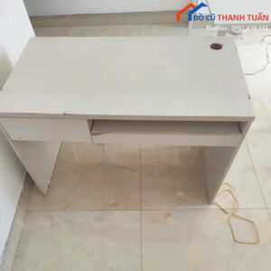 Bàn Làm Việc Cũ Vân Gỗ Sáng Thiết Kế 2 Hộc Kéo