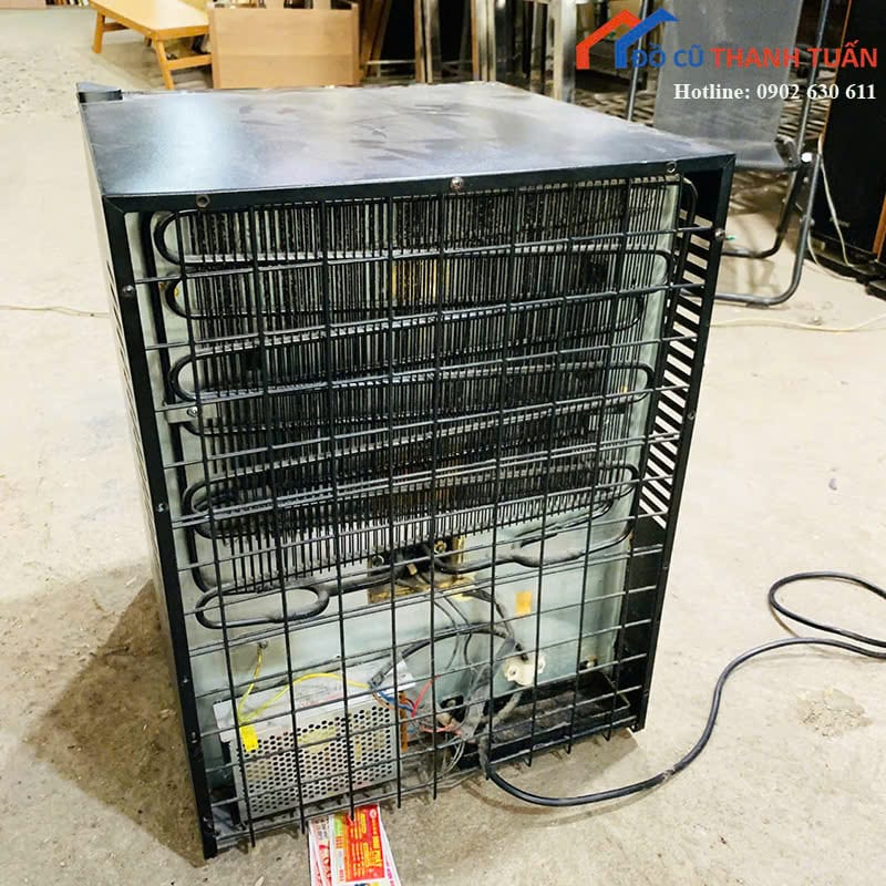 ddl-tu-lanh-mini-40x43x53-3 Tủ Lạnh Mini Cũ HomeSun Cửa Kính Tiện Quan Sát