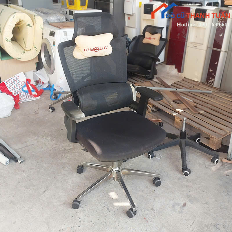 ghe-vp-G1tr-2 Ghế Xoay Văn Phòng Cũ Lưng Lưới Thoáng Mát