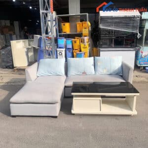 Sofa Cũ 2M2x1M6 Bọc Vải Thiết Kế Góc L Hiện Đại
