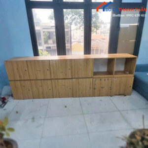 Tủ Hồ Sơ Cũ Vân Gỗ Thiết Kế Nhiều Hộc Tiện Lợi