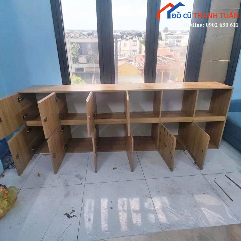 tu-hs-G1tr5-3 Tủ Hồ Sơ Cũ Vân Gỗ Thiết Kế Nhiều Hộc Tiện Lợi